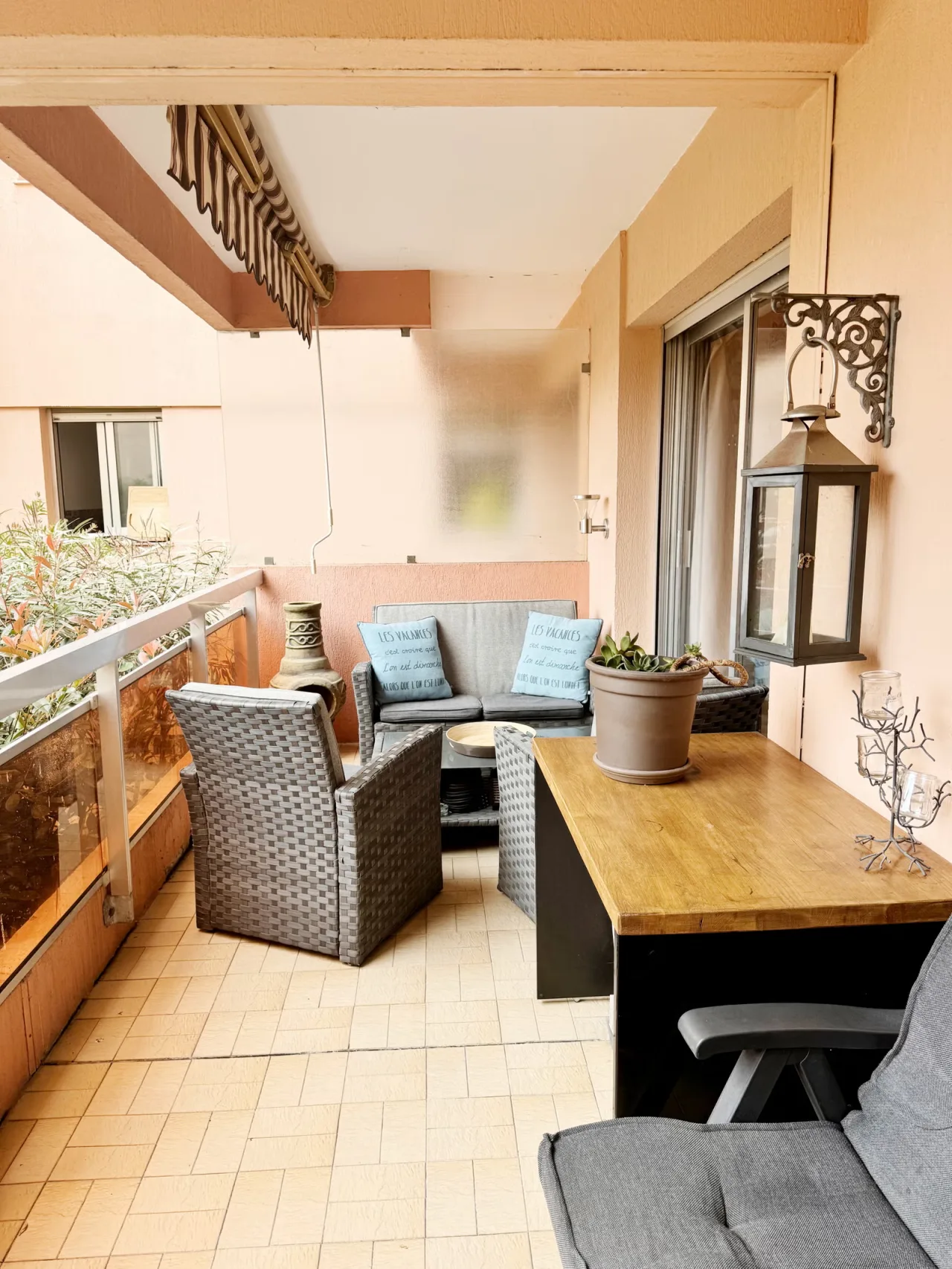 2 Soverom: 2 bad til leie Antibes/Juan les Pins