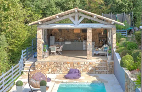 Flott barnevennlig villa i Biot